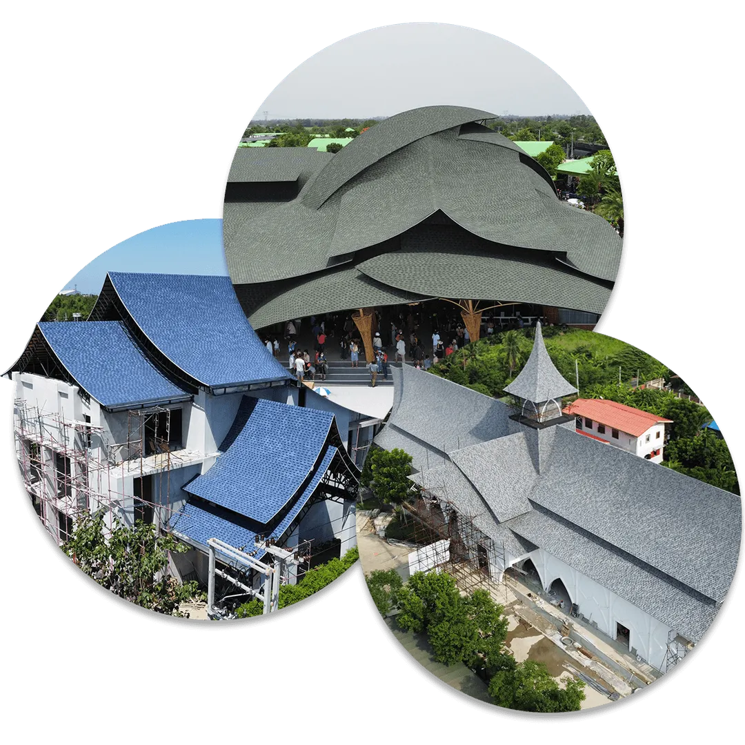 บริษัท เจพี พรีเมี่ยมเฮ้าส์ จำกัด | รับติดตั้งหลังคาชิงเกิ้ลรูฟ (หลังคายางมะตอย)